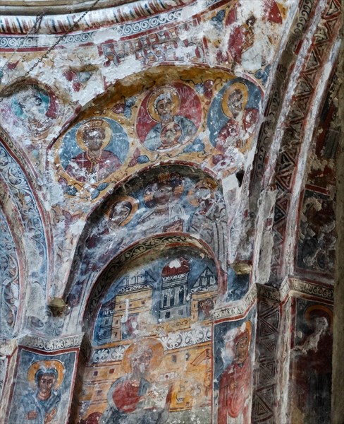 Фрески храма Мартвильского монастыря
