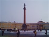 Александровская колонна и Эрмитаж