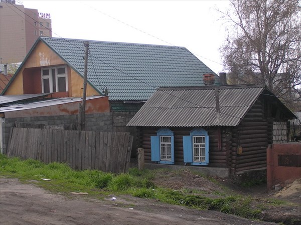 Частный сектор Новосибирска.