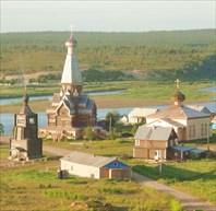 Церковь_с.Варзуга_Терский_район-Успенская церковь в Варзуге