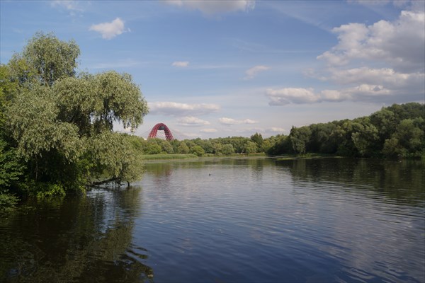 Серебряный бор, мост на Бездонном