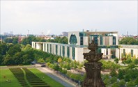 Вид со здания Бундестага (Рейхстага)