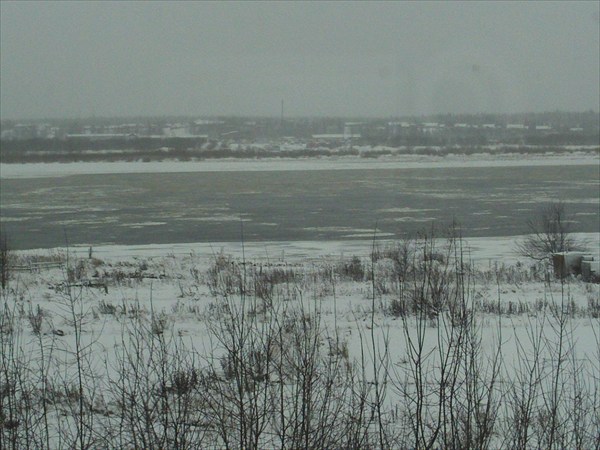 Шуга на реке Печора