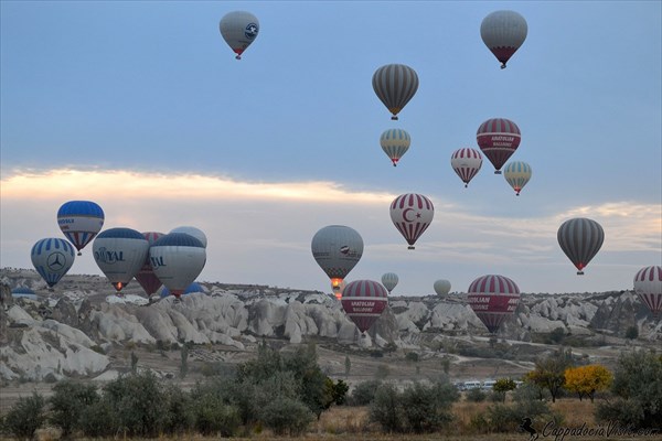 Воздушные шары над Каппадокией