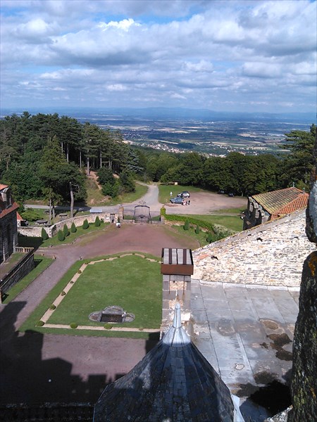 `Панорама` с самой высокой башни в замке