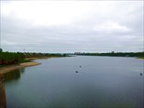 Волга после плотины