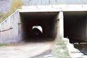 Фото 10. Стог ползет через тоннель