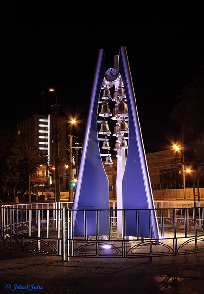 Musical clock. Tyumen, 2009.