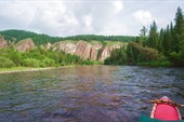 Белый Июс перед притоком Тюхтерек