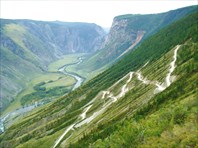 Перевал Кату-Ярык со смотровой площадки-перевал Кату-Ярык