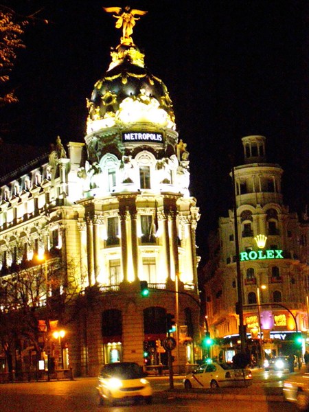 Ночной Мадрид