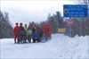 на фото: Зимний велопоход