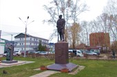 Памятник основателю города Усть-Кут Ивану Галкину