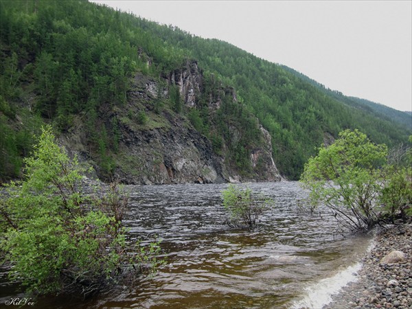 Река Хани после притока Куранах