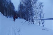 Дорога параллельно Томи
