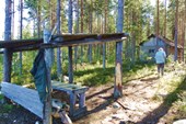 Стоянка с другой стороны острова