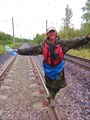 Железная дорога на Мурманск, уже двухколейка