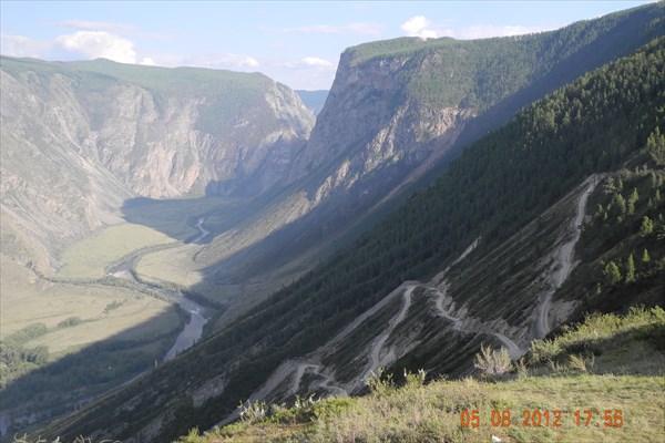 Вид с перевала Кату-Ярык.