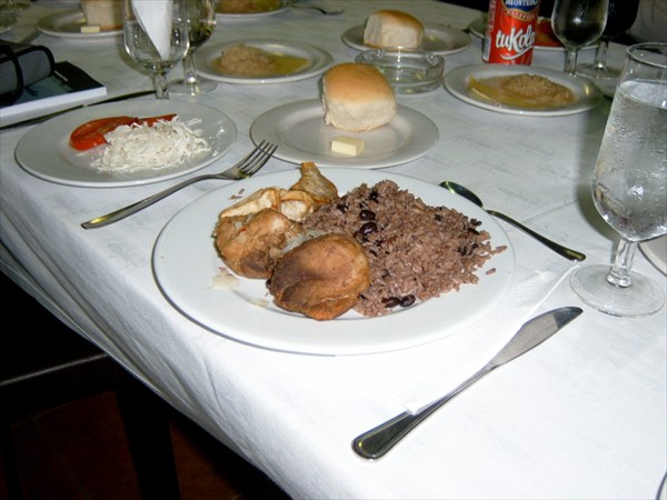 Комплексный обед - черный рис на гарнир