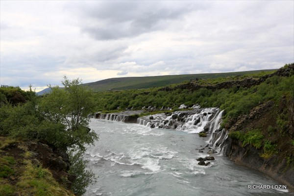Водопад Hraunfosar