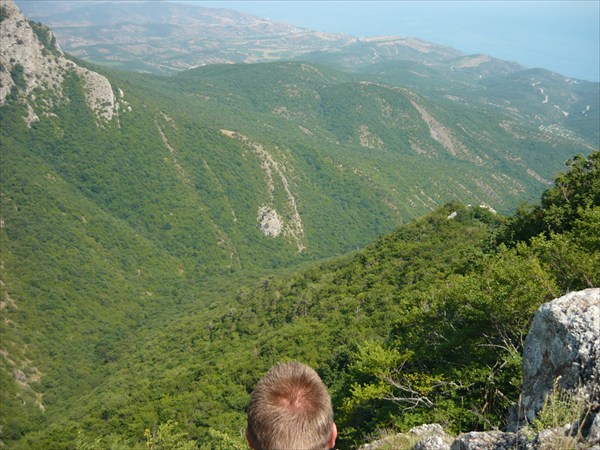 Вышли к ущелью Алака