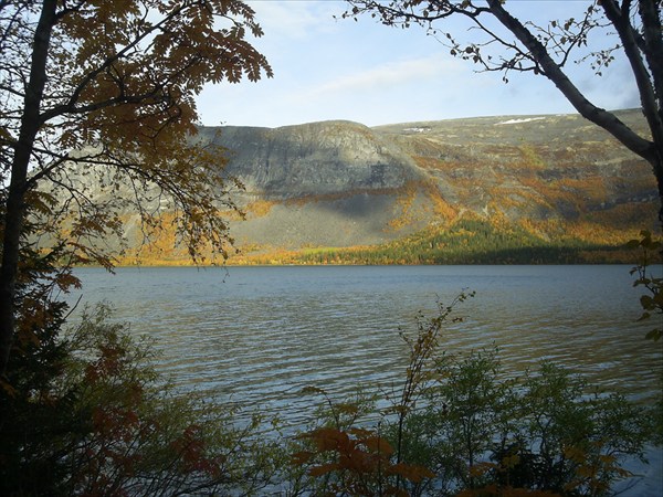 Вид на "Куйву" с южного берега