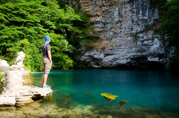 `Голубое озеро` Абхазия.
