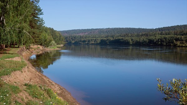 Бирюса перед урочищем Старина