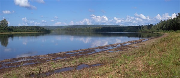 Бирюса напротив мыса Ирокта