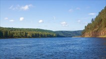 Бирюса после деревни Шивера