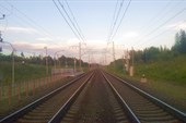 Главный ход Октябрьской ж.д. у окончания б. Веребецкого обхода