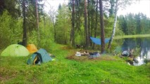 Ночёвка на озере Белом