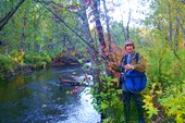 С утра на реке в полном снаряжении