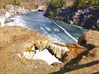 Мраморные карьеры и водопады. Автор: сергей володин