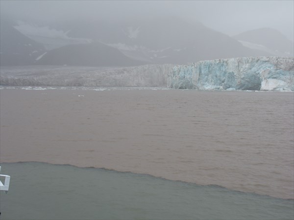 Граница пресной(ледниковой) и морской воды