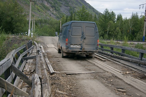 Мостик на перевале Даван