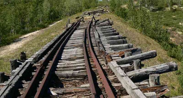 Железная дорога стройки №501. (1948 - 1953 гг.)