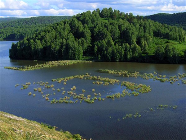 Гурьевское водохранилище.