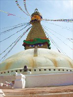 Ступа Катесимбху-город Катманду