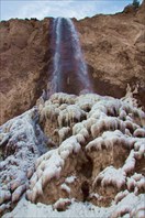 Водопад Азау  и ледяные пагоды