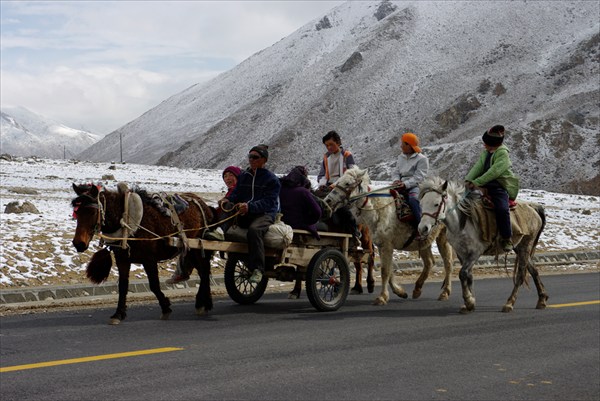 Дорогу китайцы построили, а автомобилей не дали...