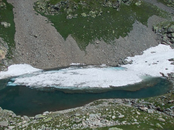 Ледник в оз. Синеглазое