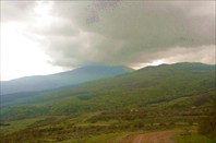 Вид на Чатыр-Даг с Поляны Ман