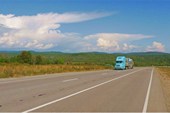 Федеральная трасса `АМУР` недалеко от поворота на п.Кульдур