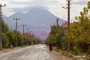 Вид на гору Хасан из деревни Саглык