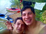 Я и брат мой Сева на Рузском водохранилище