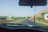 Шоссе из Душанбе в Вахдат