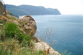 Балаклава, вид на открытое море и бухточки