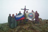 На пике Черского. В облаке...