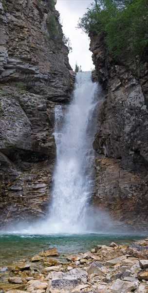 Водопад на р. Сухой Иден